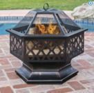 Best Choice Products Hex Shaped Fire Pit Bowl