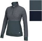 adidas Women's CLIMALITE Twist 1/2 Zip Pullover (2 Colors)