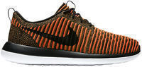 Men's Nike Roshe Two Flyknit Casual Shoes (Black/Orange)
