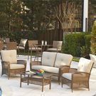 Lakewood Ranch Woven Resin 4 Piece Patio Set