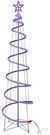 GE 7-ft Freestanding Spiral Tree (White/Multicolor)