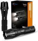 LED Tactical Flashlight 5 Modes (2 Pack)