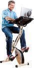 FitDesk Exercise Bike with Massage Bar