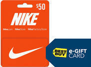 $50 Nike Gift Card + Free $10 Best Buy eGift Card