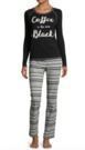 Sleep Chic Long Sleeve Knit Pant Pajama Set