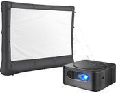 Insignia WVGA DLP Projector & 96 Inflatable Screen Package