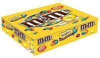 M&M's Peanut Chocolate Candy Singles 48-Count Box