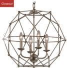 Cavanagh 4-Light Geometric Chandelier