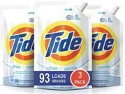 Tide Free & Gentle HE Laundry Detergent - 3 Pack