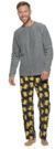 Croft & Barrow Men's Crewneck Sleep Tee & Pants Set