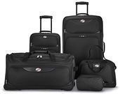 American Tourister 5 Pc. Softside, Black