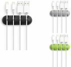 Cable Clip Adhesive Desktop Organizer - 4 Colors