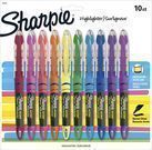 Sharpie Liquid Chisel Tip Assorted Highlighters, 10 Count