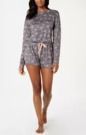 Jenni Women's Soft Printed Knit Pajama Romper