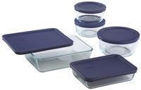 Pyrex 10-Piece Glass Storage Set w/ Lids