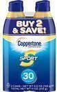 Coppertone SPORT SPF 30 Sunscreen Spray (5.5 Oz, Pack of 2)