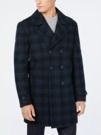 Men's Nelly Modern-Fit Plaid Double-Breasted Overcoat