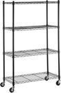 4-Shelf Steel Wire Shelving Unit