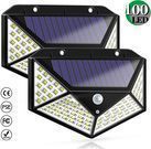 Warmtaste 100-LED Solar Motion Sensor Light 2-Pack
