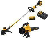 Dewalt 20-Volt Cordless String Trimmer + Blower + Battery