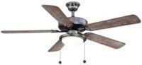 Trice 52 Brushed Nickel Ceiling Fan