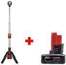 Milwaukee ROCKET LED Stand Work Light + M12 Battery