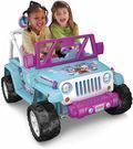 Power Wheels Disney Frozen Jeep Wrangler Powered Ride-On