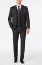 Ralph Lauren UltraFlex Charcoal Stripe Vested Suit