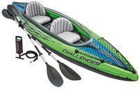 Intex Challenger K2 Inflatable Kayak w/ Oars & Hand Pump