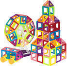 BCP 158-Pc. Kids Clear Magnetic Building Block Tiles Toy Set