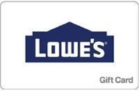 Lowe's $100 Gift Card - Digital Delivery
