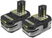RYOBI 18-Volt ONE+ Lithium-Ion + HP 4.0 Battery (2-Pack)