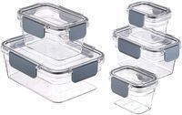 AmazonBasics Tritan 10 Piece Locking Food Storage Container