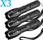 Ultrafire X800 CREE LED Flashlight 3-Pack
