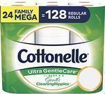 Cottonelle Ultra GentleCare Toilet Paper 24-Mega Rolls