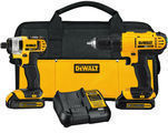 DEWALT 20V MAX Li-Ion Drill & Impact Driver Kit (DCK240C2)