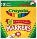 Crayola Markers Broad Line 10ct Classic