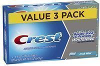 Crest Baking Soda and Peroxide Whitening Toothpaste 3-Pack