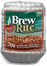 Brew Rite Coffee Filter-700 ct, 8-12 Cups, White