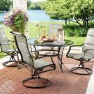 Statesville 5pc Padded Sling Patio Dining Set with 53 Top