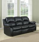Case Andrea MilanoTM Bonded Leather Double Recliner Sofa