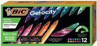 BIC Gel-ocity Quick Dry Retractable Gel Pen 12-Pack
