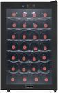 Magic Chef 28 Bottle Wine Cooler - Black