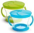 Munchkin Snack Catcher, 2 Pack, Blue/Green