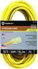 Southwire 50-Foot SJTW 12/3 3-Prong Outdoor Extension Cord