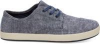 Navy Slub Chambray Mens Paseo Sneakers