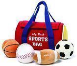 GUND Baby My First Sports Bag Stuffed Plush Playset, 5 Pc