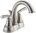 Delta Kennett 4 in. Centerset 2-Handle Bathroom Faucet