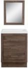Glacier Bay Collinswood 24 in. W Bath Vanity in Vintage Oak