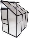 OGrow Aluminum Lean-To Greenhouse 6' x 4' x 7' w/ Roof Vent